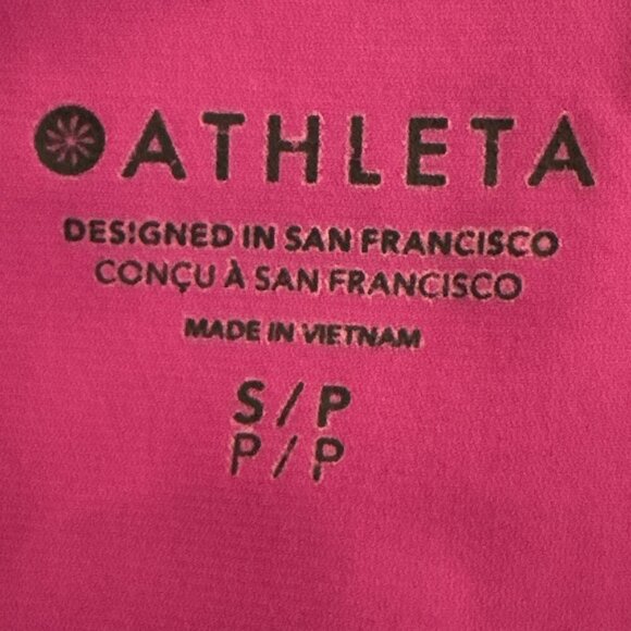 Athleta Women's S 1-Piece Swimsuit Pink EUC - Picture 7 of 8